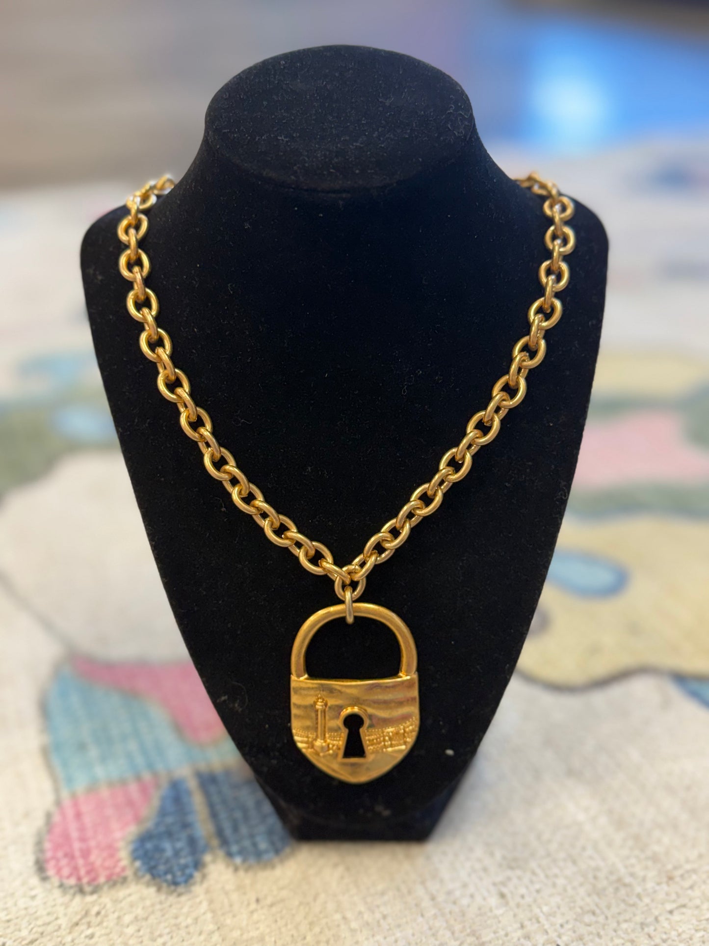 Gold Locket Necklace