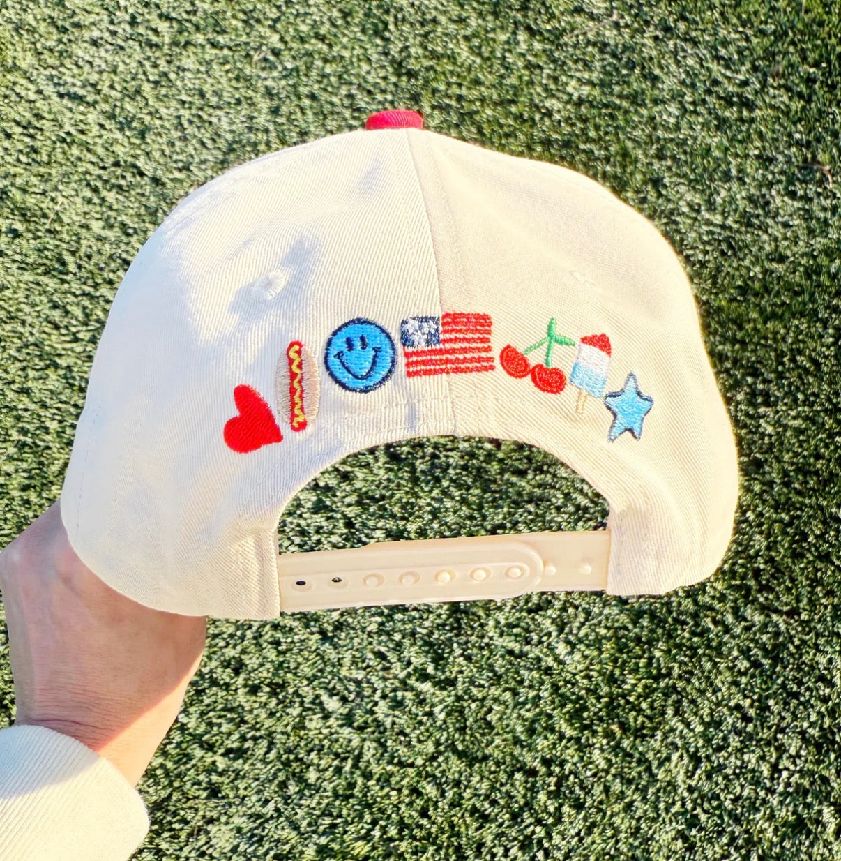 These Are The Days Red Gingham Hat